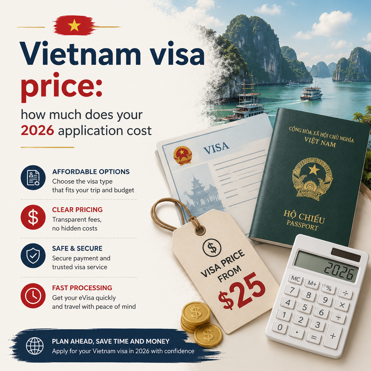 Vietnam visa price: how much does your 2026 application cost